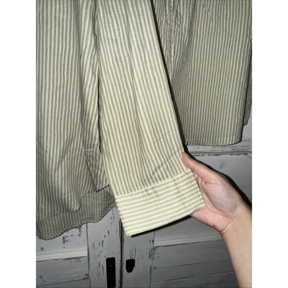 Turks & Caicos Designer 2pc Set Top & Shorts Beach Cruise Green And Beige Stripe - Picture 6 of 9